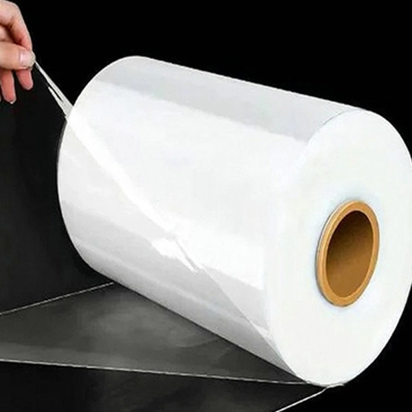 Vật liệu POF Tùy chỉnh Centerfold Polyolefin Shrink Fim Bao bì nhựa cuộn cho đồ uống