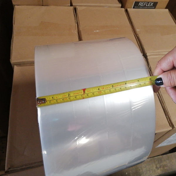 Cuộn màng bao bì co ngót có thể tái chế 50gauge 60gauge 75gauge 100gauge Màng co polyolefin đục lỗ siêu nhỏ